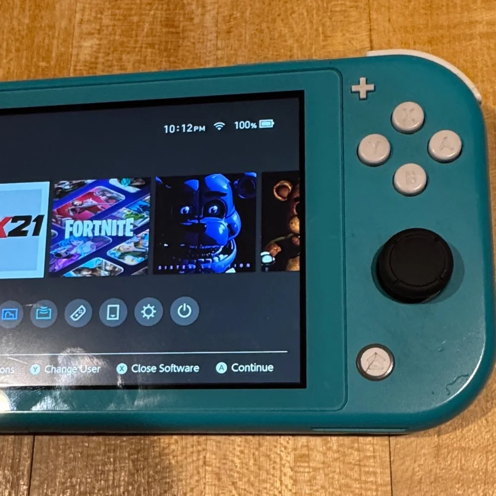 Nintendo Handheld Console - Teal as is